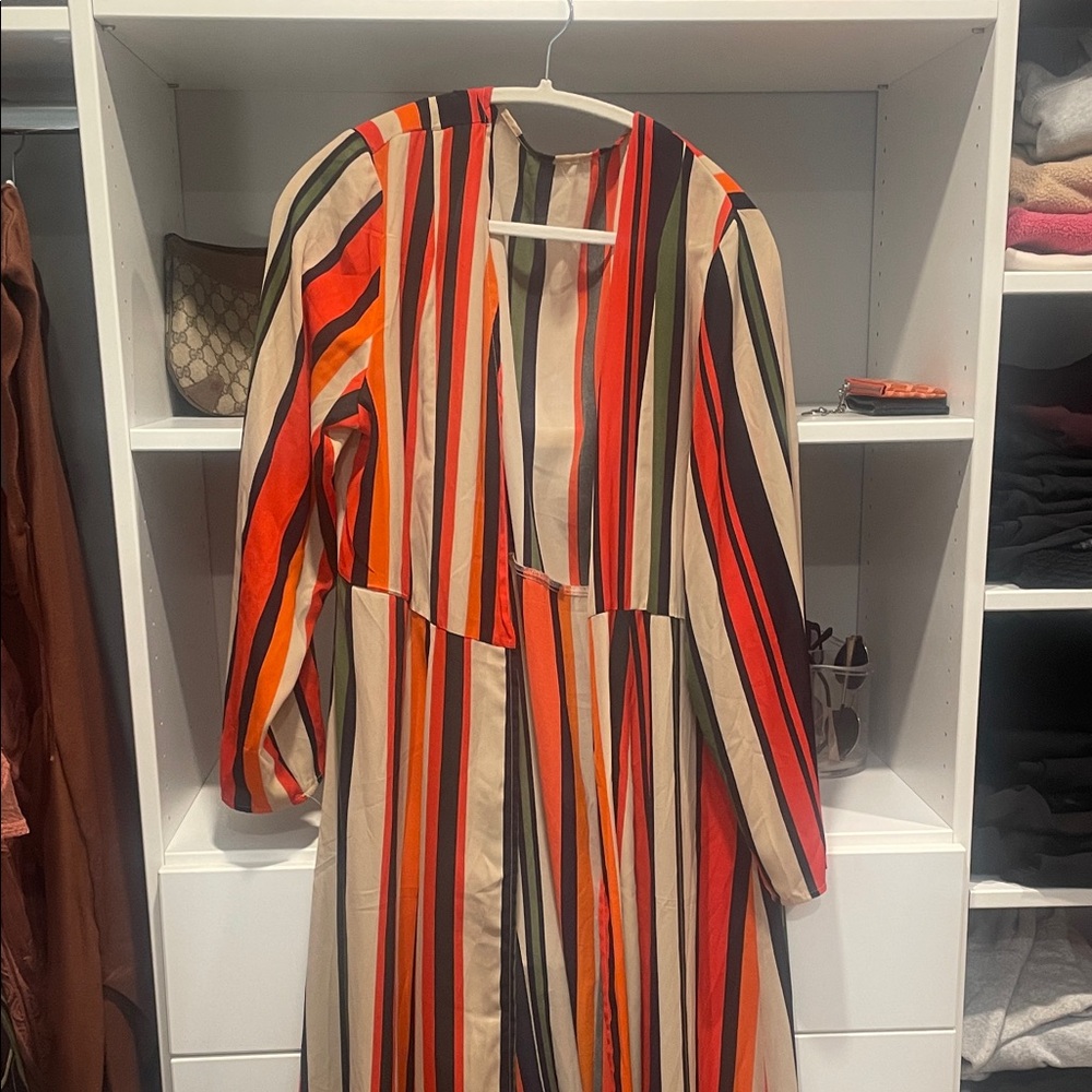 Amazon Multicolor Striped Dress